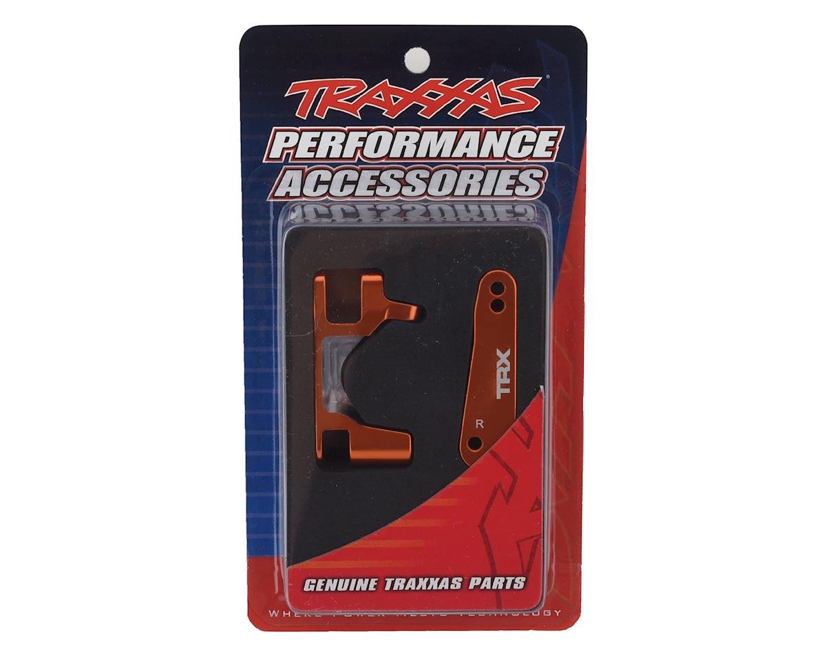 Traxxas Aluminum Caster Block Set (Orange) (2)