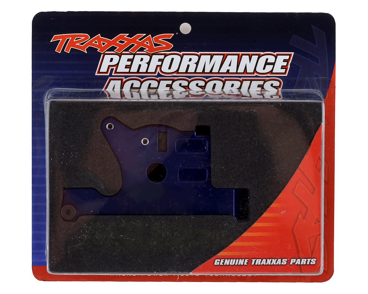 Traxxas Rustler 4X4 Aluminum Motor Mount Blue | Racerc