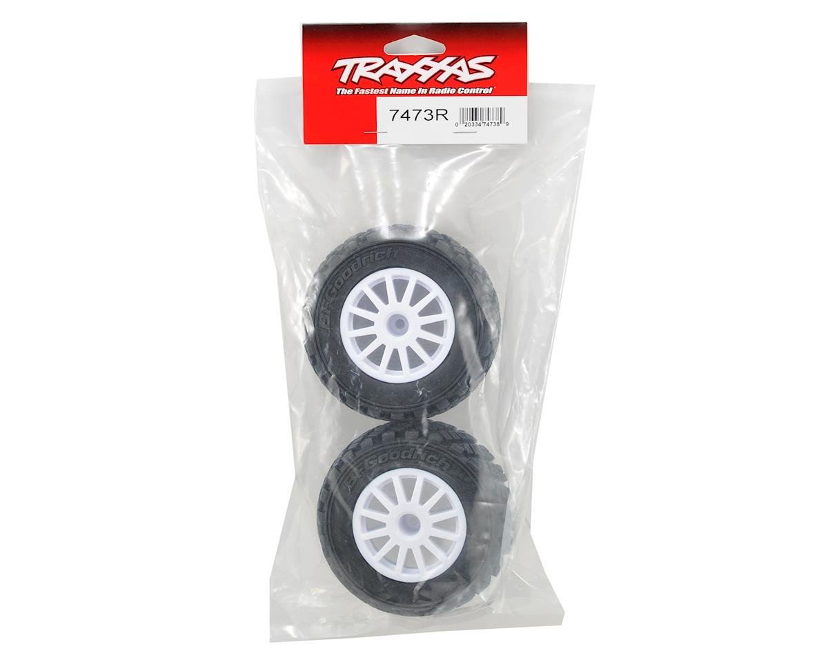 Traxxas BFGoodrich Rally Tire w/Rally Wheel (2) (White) (S1)