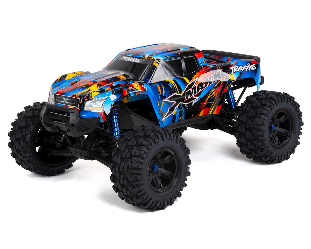 Traxxas X-Maxx 8S 4WD Brushless RTR Monster Truck (Rock n Roll) w/2.4GHz TQi Radio & TSM