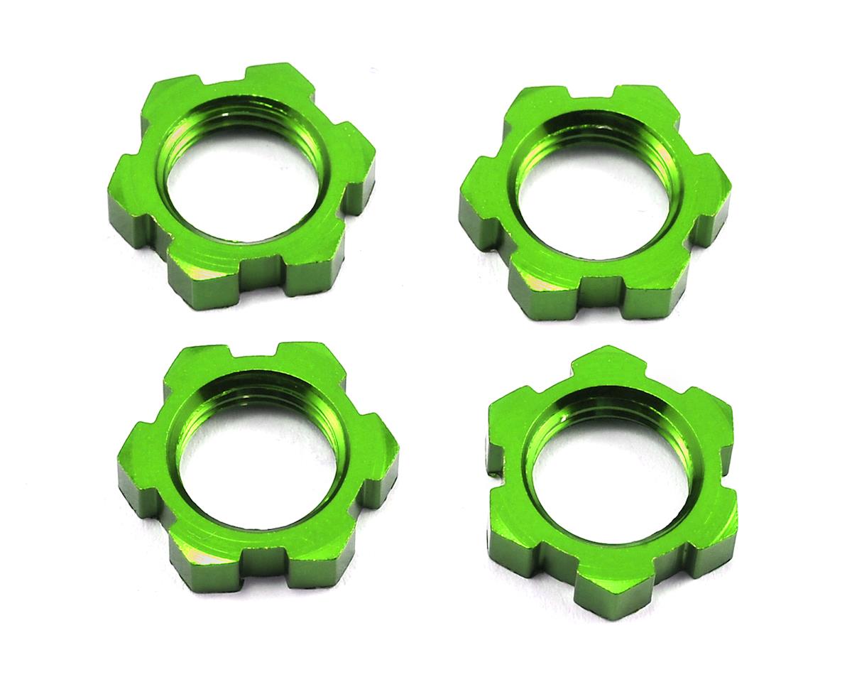 Traxxas X-Maxx 17mm Splined Wheel Nut (Green) (4)