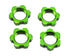 Traxxas X-Maxx 17mm Splined Wheel Nut (Green) (4)