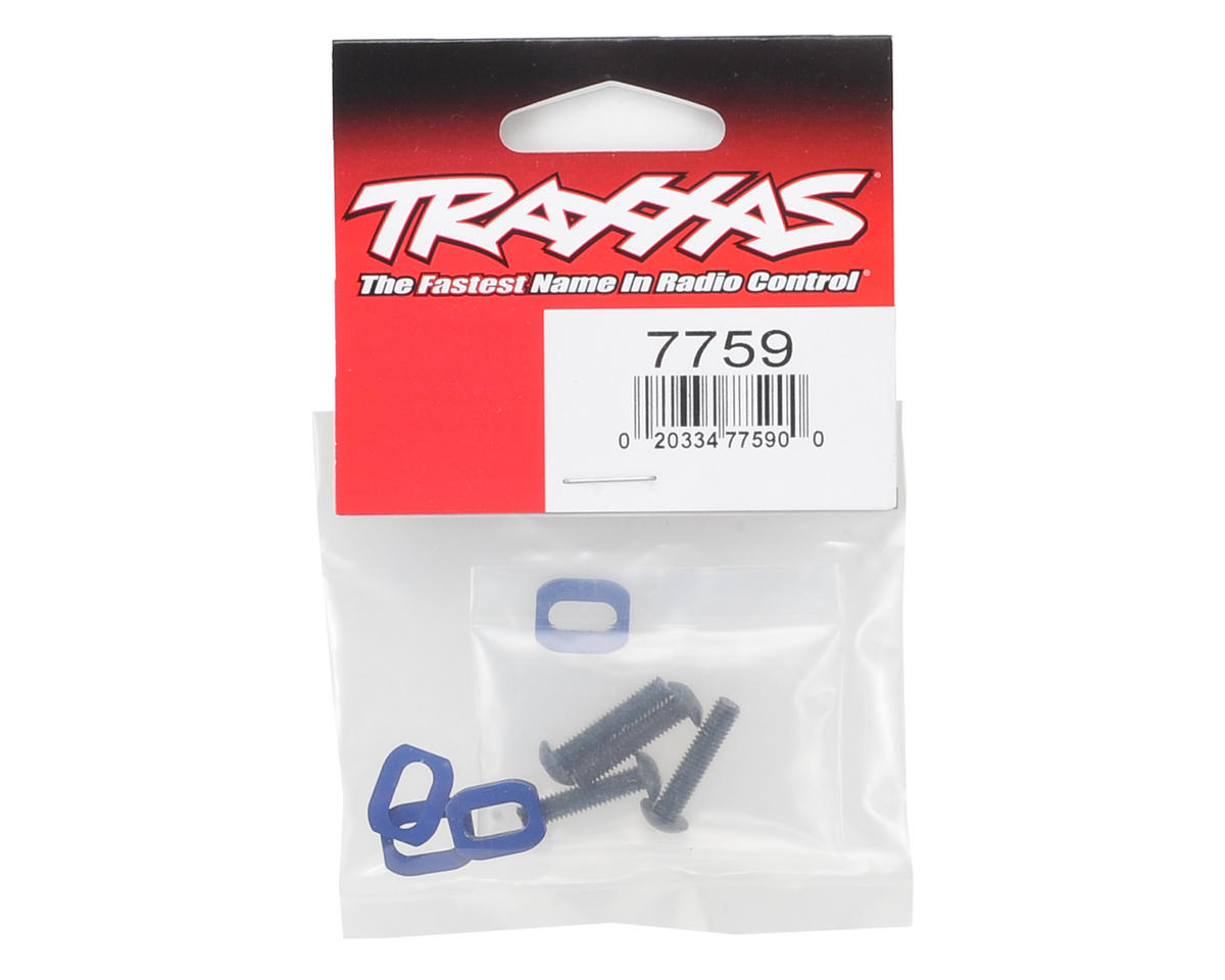 Traxxas X-Maxx / XRT Motor Mount Washers Blue (4)
