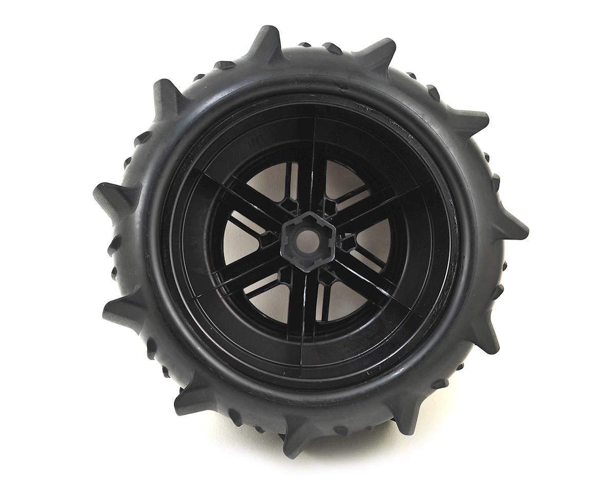 Traxxas X-Maxx Pre-Mounted Paddle Tires & Wheels (2) (Black)