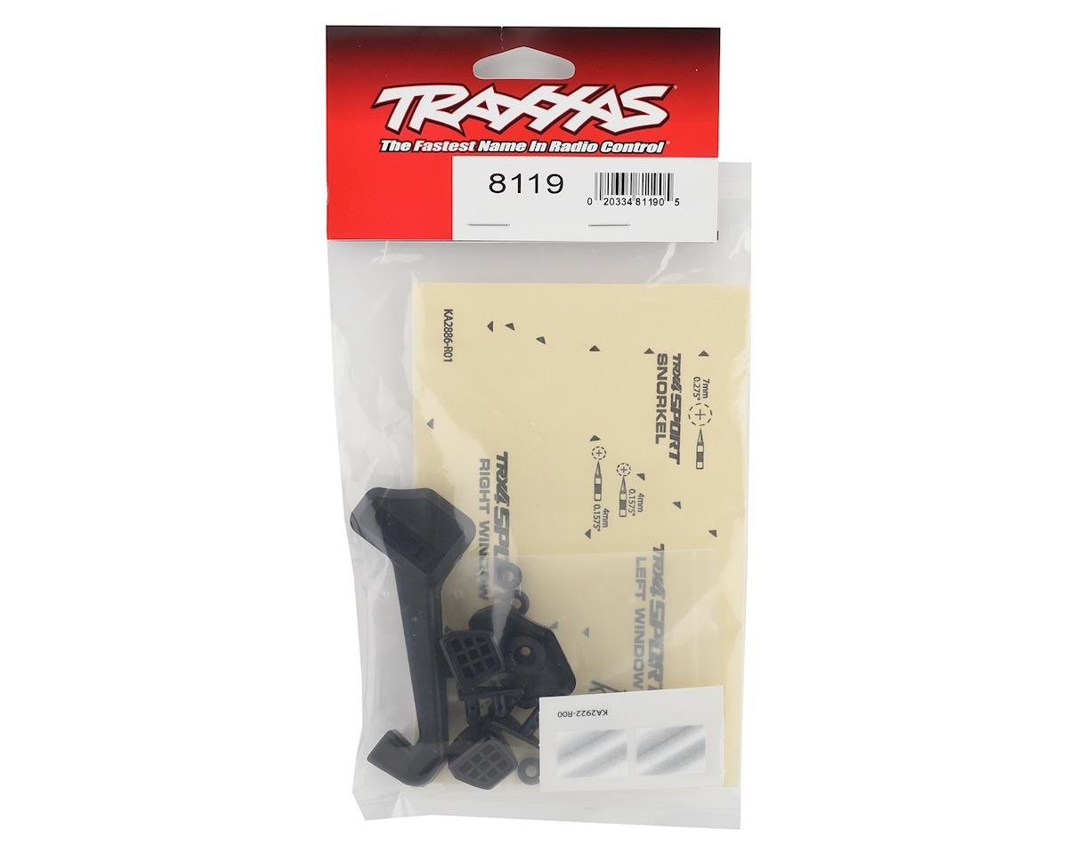 Traxxas TRX-4 Side Mirrors & Snorkel Set