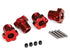 Traxxas 17mm Splined Wheel Hub Hex (Red) (4)