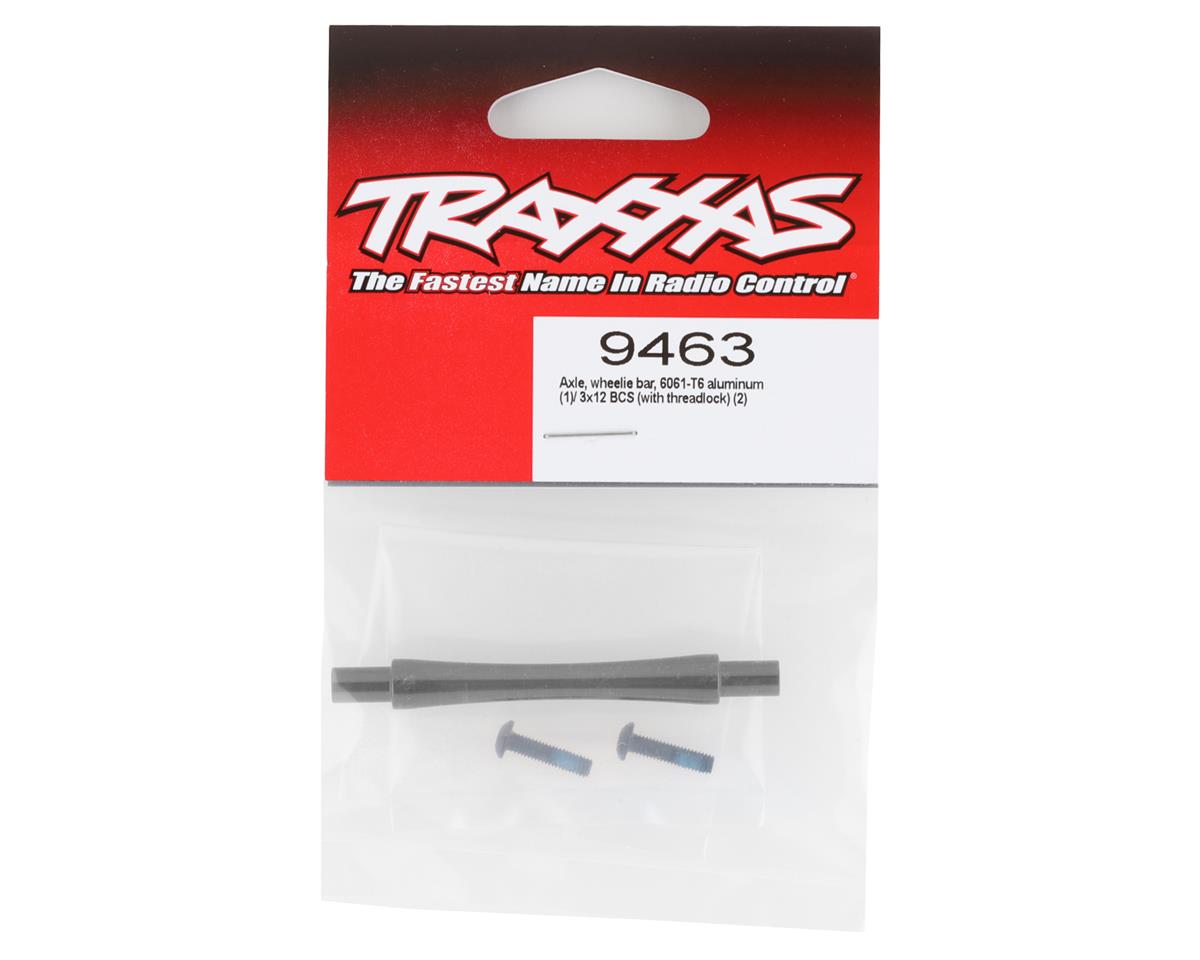 Traxxas Aluminum Wheelie Bar Axle (Charcoal Grey)