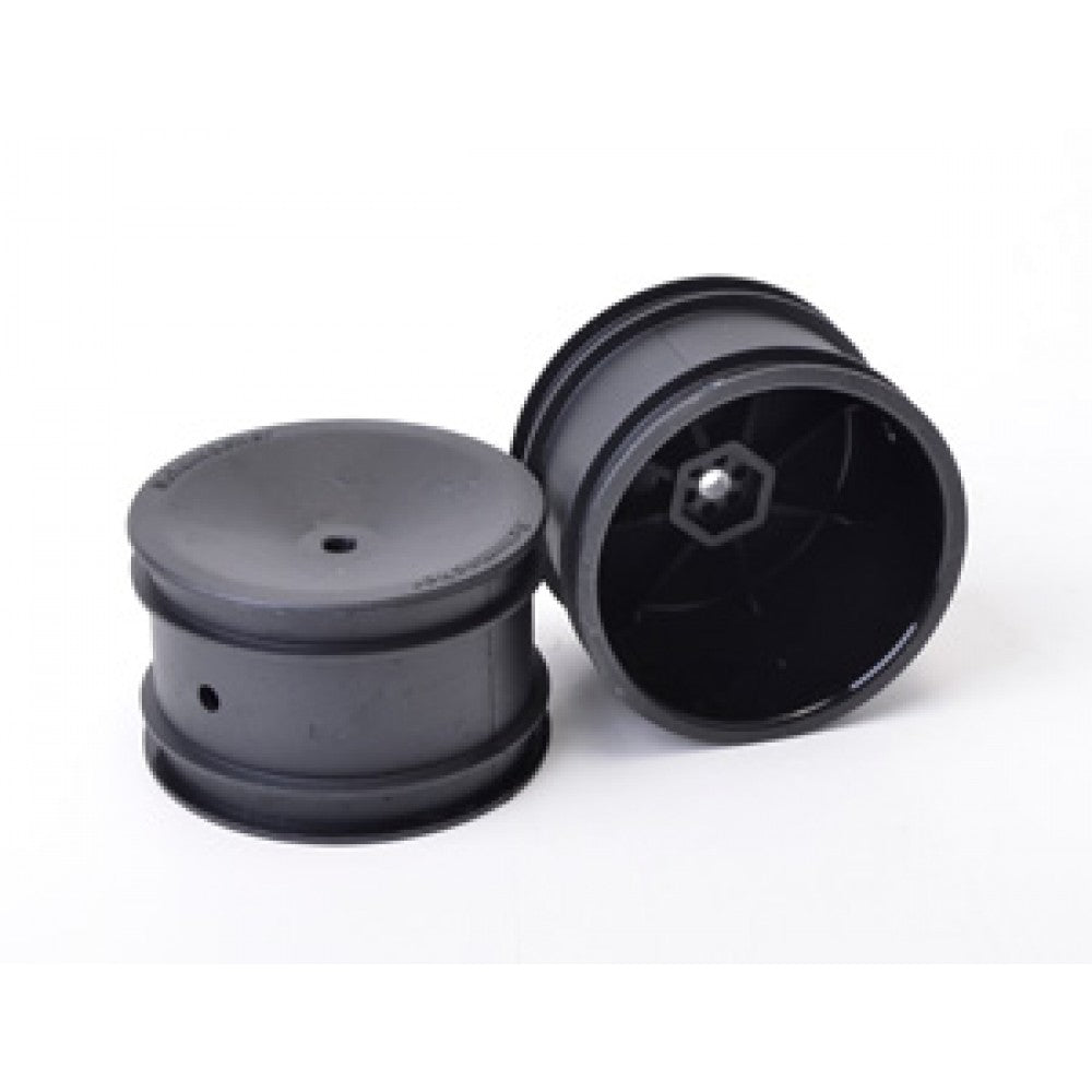 Schumacher Racing U4365 1/10 Buggy Rear 12mm Hex Wheel (Black) (2) - RACERC
