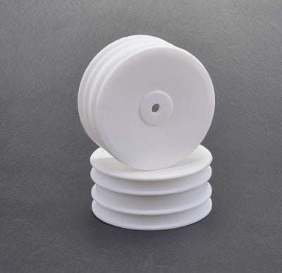 Schumacher 1/10 4wd Front Buggy 12mm Hex Wheels White 2pcs - U4496 - RACERC