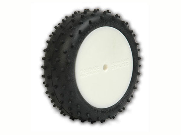 Schumacher - Mini Spike2 -Pre-Glued Yellow Front 4WD hex (pr) - RACERC