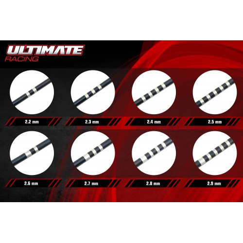 ULTIMATE 2.2MM FRONT ANTI-ROLL BAR FOR MUGEN, ASSOCIATED, XRAY (1PCS)
