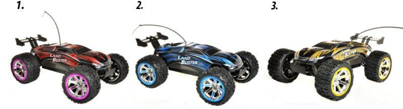 Land Buster Buggy High Speed Truggy RC 1/12 EP Racing Car RTR Off-Road 4WD Monster Truck - RACERC