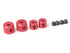 THE Linkage Collars, 3 Big, 1 Small (Red) - RACERC