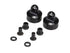 THE Aluminium One-Piece Shock Cap for Silk Shocks, Includes mounting hardware: 2pcs, plastic shim, plastic bushing and steel bushing - RACERC