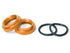 THE Rideheight Adjustment Nut for Silk Shocks and O-ring 2pcs (Gold) - RACERC