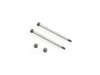 THE JQRacing Rear Outer Hingepins (White Edition) - RACERC
