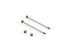 THE JQRacing Rear Outer Hingepins (White Edition) - RACERC
