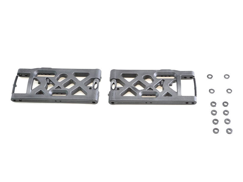 THE JQRacing Rear Arms (White Edition) - RACERC