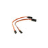 Futaba servo extention cable gold connector UNI 15cm 2 pieces - RACERC